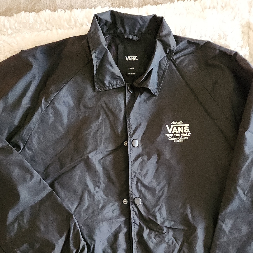 Vans Classic Black Windbreaker for Men